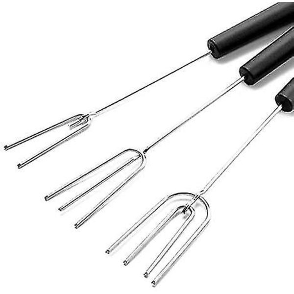 Sjokoladedyppegaffel, 10 stk rustfritt stål dyppegaffelsett, for ostefondue, stekefondue, marshmallows