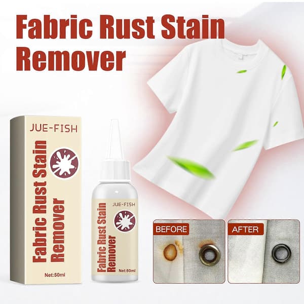 Stoff Rust Flekkfjerner Vannfri Klesrens Flekkfjerner RASK 2pcs