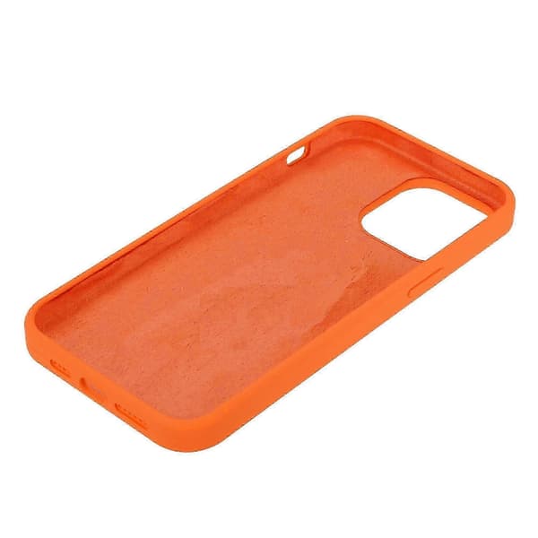 Flexibelt silikonskal kompatibelt med iPhone 13 Pro Max stötdämpande och fallsäkert Orange