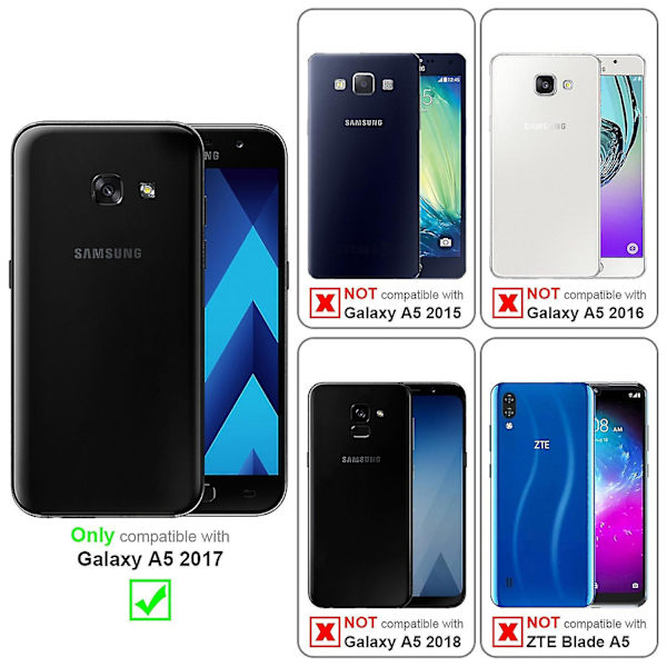 Samsung Galaxy A5 2017 -kotelo - Korttipaikat ja telinetoiminto
