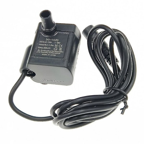 Mini Vannpumpe for Akvarium, Fontene og Fisk, Svart, 39*38*28mm