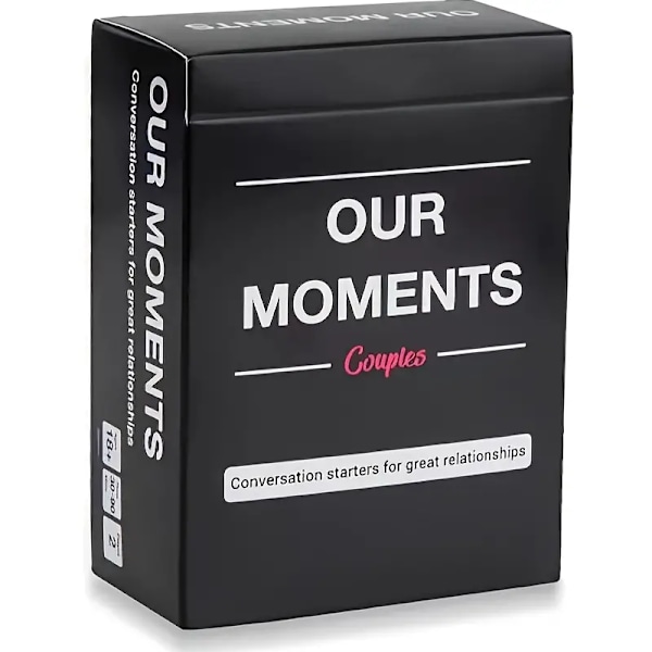 OUR MOMENTS card games, card games for adults/teens, fun family games, birthday gifts, gaming gifts, party games