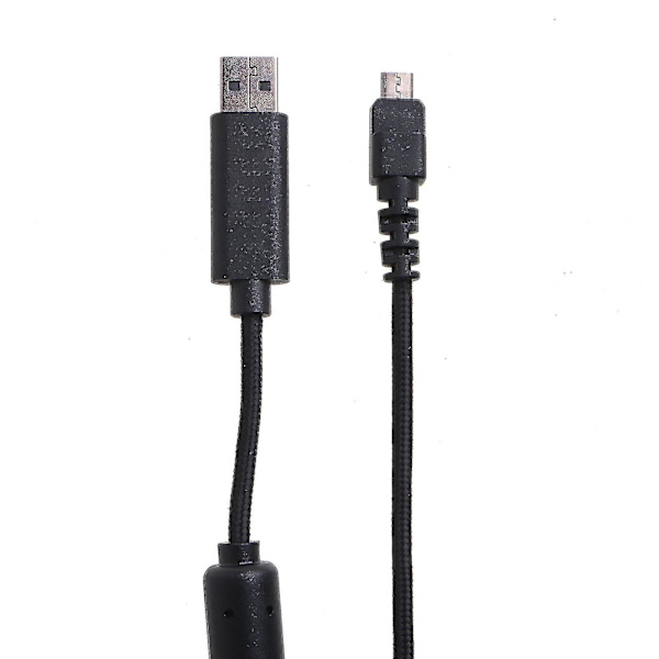 1,9 m avtakbar USB-kabel i nylonflettet ledning, erstatningskabel for Razer Wolverine Xbox One spillkontroller, reparasjonsdel A