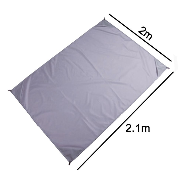 Lettvannsbestandig gulvmatte Mini sammenleggbar strandmatte Utendørs camping Fuktsikker matte-for camping, reise,