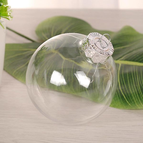 Läpinäkyvä kirkas DIY ripustettava pallo bauble koristeet X