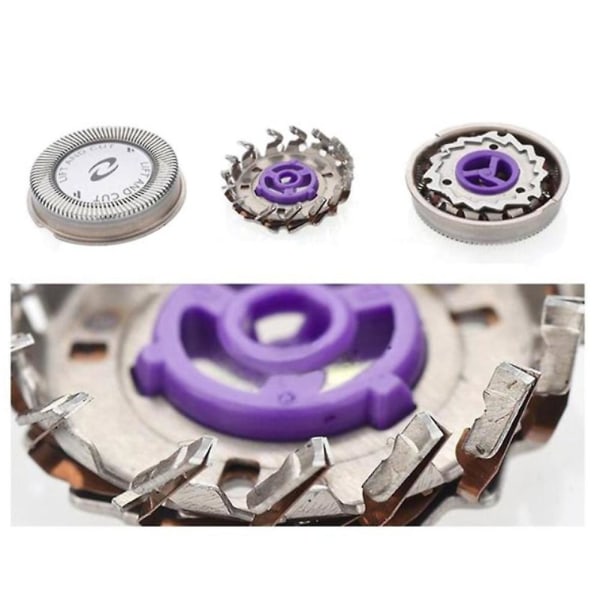 6 stk Hq56 erstatningshode for barbermaskin Hq3 Hq4 Hq55 Hq56 Hq6900 Hq6868 Hq5812 Hq6874 blad for menn