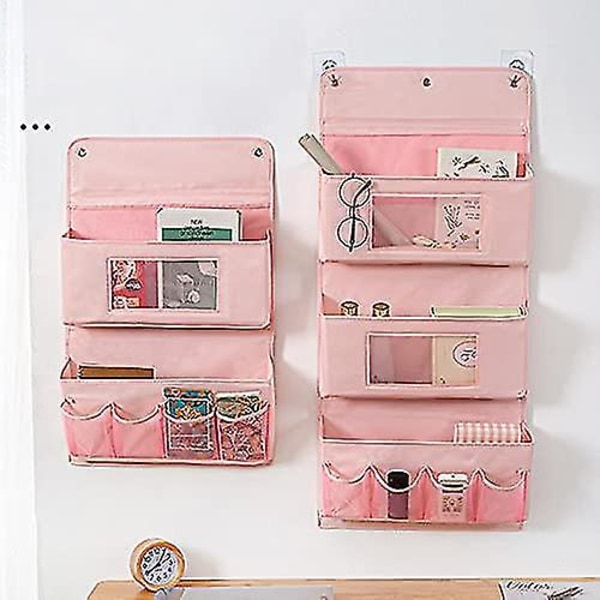 Hængende foldbar bøjle til håndklædeblelegetøj på skabsdør eller væg i børneværelse, pink