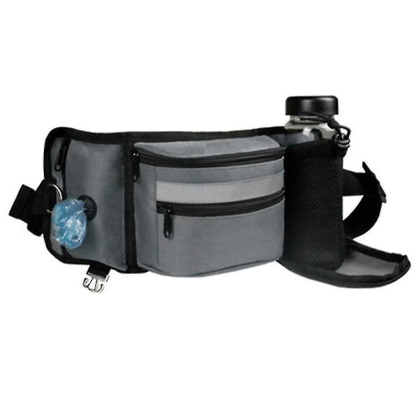 Beste Shiyi godbitpose for trening Innebygd poseholder for hundeposer Håndfri midjebelte Fanny Pack Flott for valpekurs, reiser