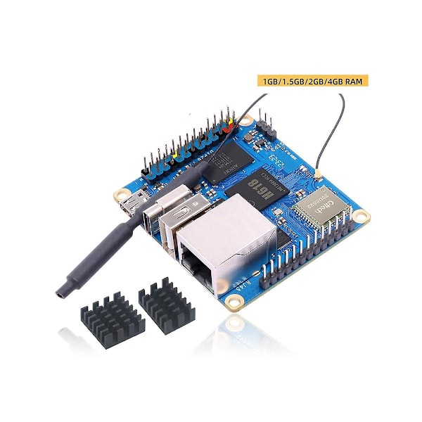 For Zero 3 kehityskortti 1gb+jäähdytyslevy H618 Wifi5+bt 5.0 Gigabit Lan Android 12 Debian12 Ubuntu22.04