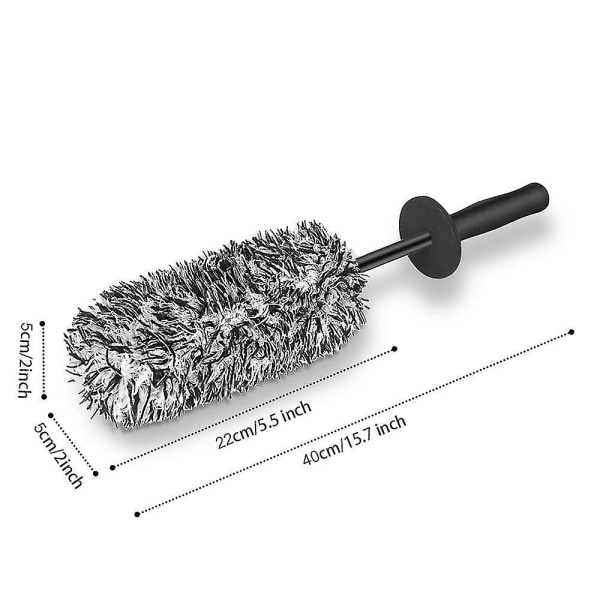 Premium Mikrofiber Fälgborste För Extra Skonsam Rengöring Upp Till Fälgbotten