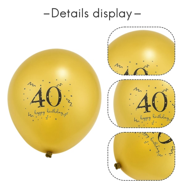 40th S 30 stk., 12 tommer S S, 40-års jubilæumsforsyning