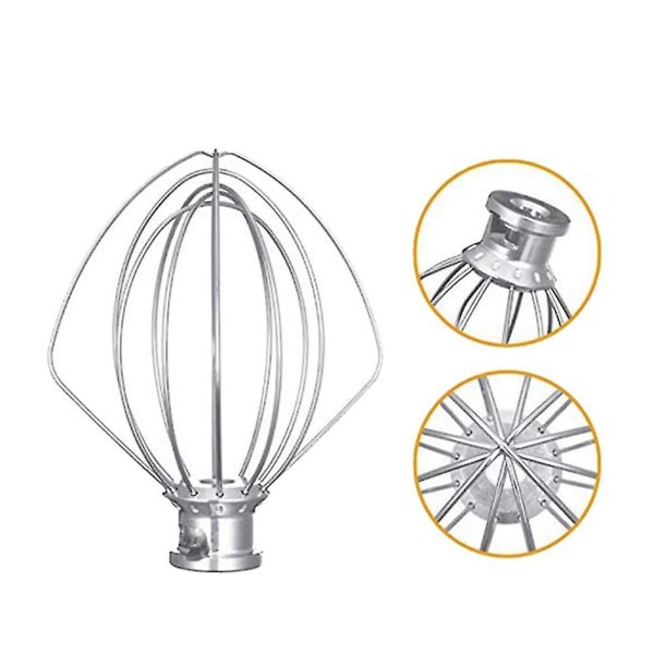 Visp i rostfritt stål 5k452ww för KitchenAid köksmaskin