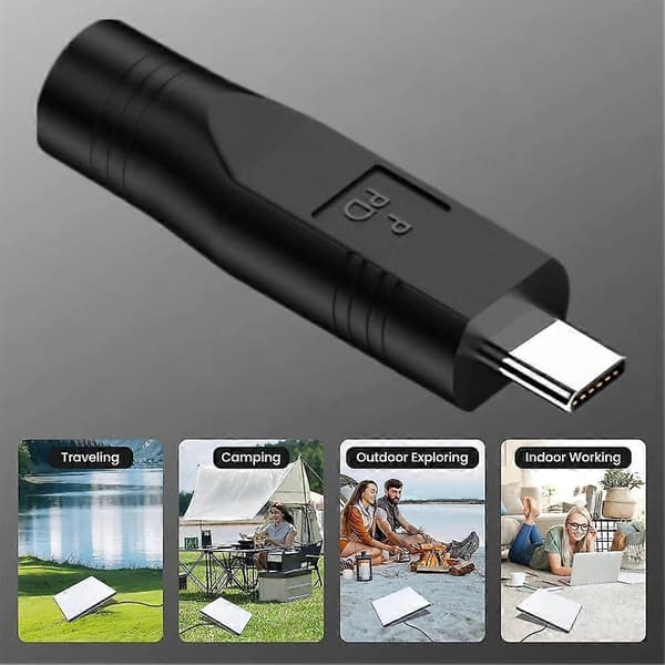 USB C uros-DC naarasvirtakaapelisovitin Starlink Mini -sovittimelle