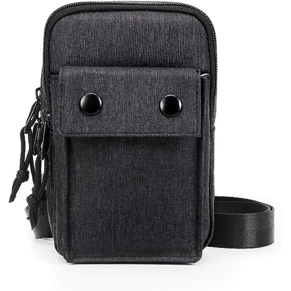 Liten Crossbody-väska för män och kvinnor - Uppgraderad RFID-blockerande axelväska, snygg och lätt att bära