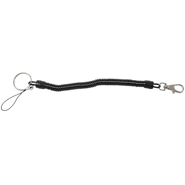 Hummerlås Able Cord Stripe Coil Lanyard For Mobile Ph