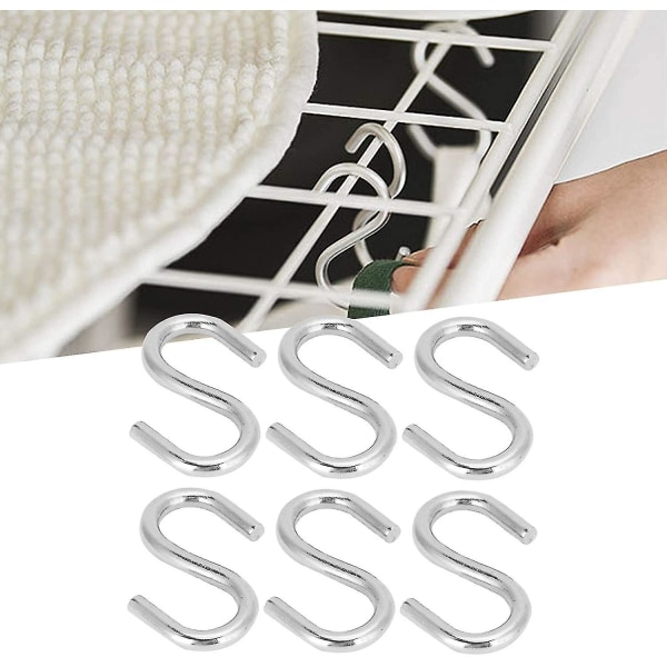 30pcs Basket Sshaped Hook, Iron Plant Basket Multifunctional Hook