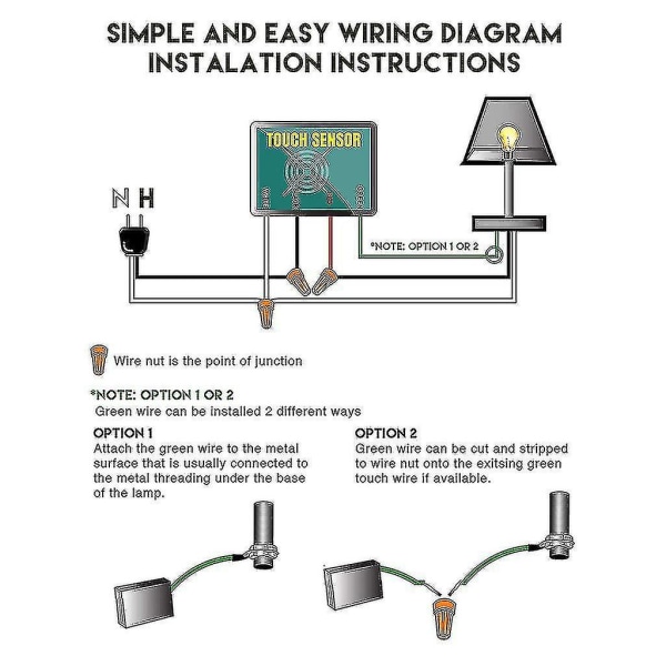 Touch Lamp Desk Light 3 Way Sensor Switch Dimmer Universal Repair Accessories