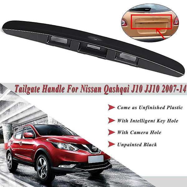 Takaluukun kahva avaimella ja kamerareikällä Nissan Qashqai J10 JJ10 2007-2014 90