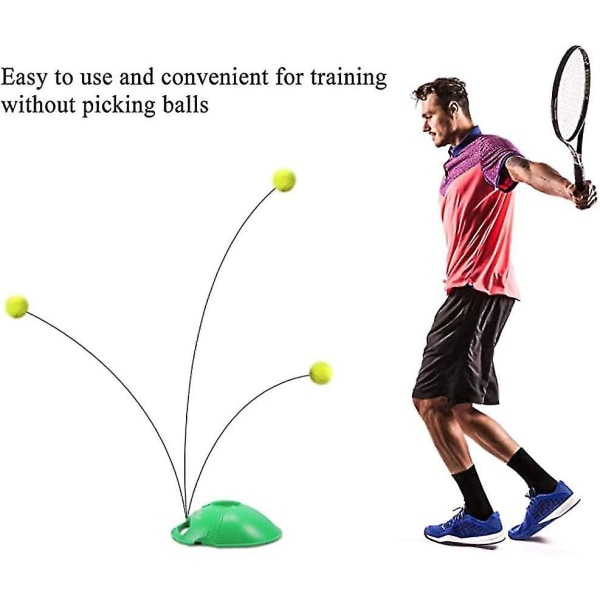 Tennistrener Rebound baseboard, tennistreningsutstyr, tennisballtrenerbase