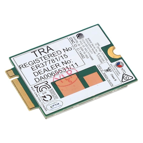 Lt4120 X5 LTE T77w595 796928-001 4G WWAN M.2 150Mbps LTE-modeemi HP Elite X2 840 850 G3 640 650 6:lle