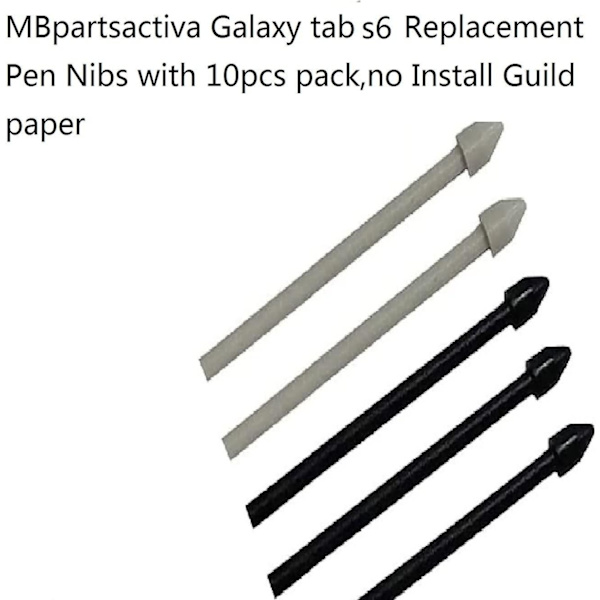 (2 kpl) Stylus S Pen -kärjet/kärjet Vaihto Samsung Galaxy Tab S6 Lite 10,4 tuumaa Sm-p610 Sm-p615 2020 ja Tab S6 T860 T865 10.
