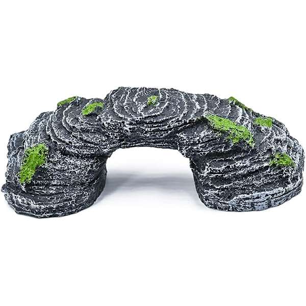 Reptilgrottehus seng rede habitat skjulesteder, solingsplattformer, for øgle skilpadde eremittkreps og andre små kjæledyr amfibietilbehør, akvarium Terrar