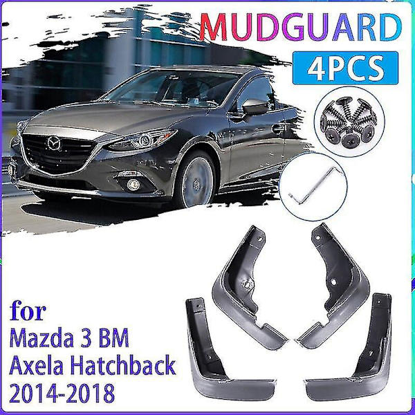 Auton lokasuojat Mazda 3 Bm Axela Hatchback 2014~2018 2015 2016 2017 Lokasuojat Roiskeet Loksuojat Autotarvikkeet