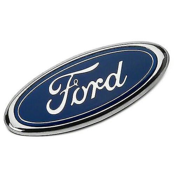 Blå 9\" 3-pinners Ford Oval Grill Badge Emblem for Transit Mk6 Mk7 2006 - 2014