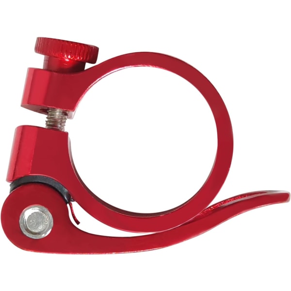 Sadelstolpsklämma för cykel 34,9 mm Sadelstolpsklämma för cykel Snabbkoppling för sadelstolpsklämma för mountainbike landsvägscykel (röd)