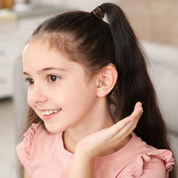 1000 kpl Minikuminauhat Pehmeät elastiset nauhat Lasten hiuspunoille Hiuksille (tummanruskea)