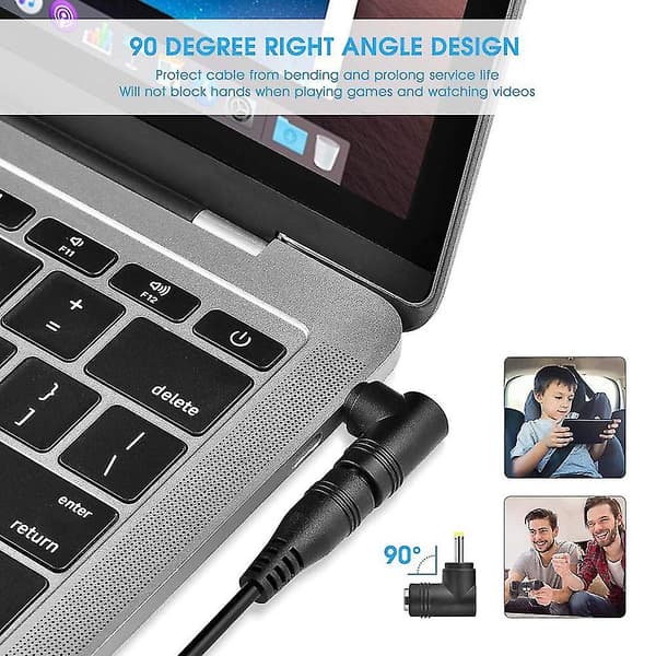 Usb til kabel Usb til ladekabel ledning med 13 utskiftbare pluggkontakter Ada