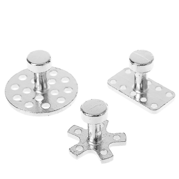 8 stk. Paintless Dent Repair Puller Tabs Auto Car Body Hail Dent Removal Kit Pdr Tool