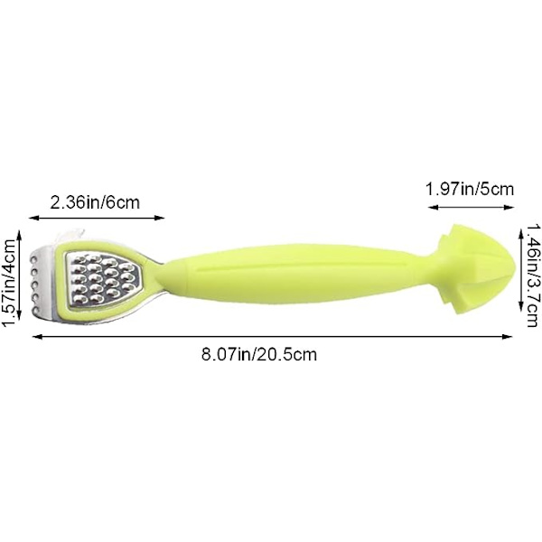 Multifunktionel Hånddrevet Rivjern og Saftpresser Kompatibel med Citron Zester til Køkken Spisestue Bar Citron