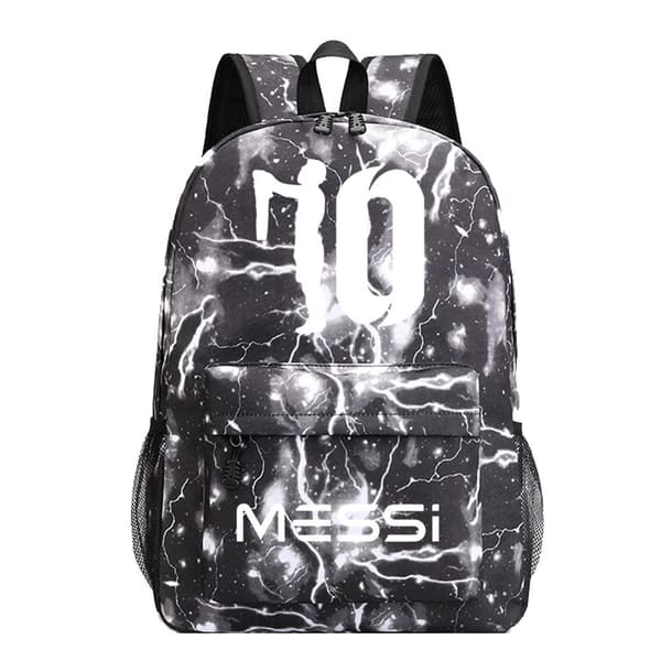 Messi ryggsäck barn skolväska datorryggsäck stil 6 style 2