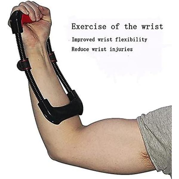 Håndgreb Arm Trainer Justerbar Anti-Slide Håndledsstøtte Håndledsstøtte Gym Håndtræner Trænings Fitness Udstyr 28 * 13 * 2 cm sort