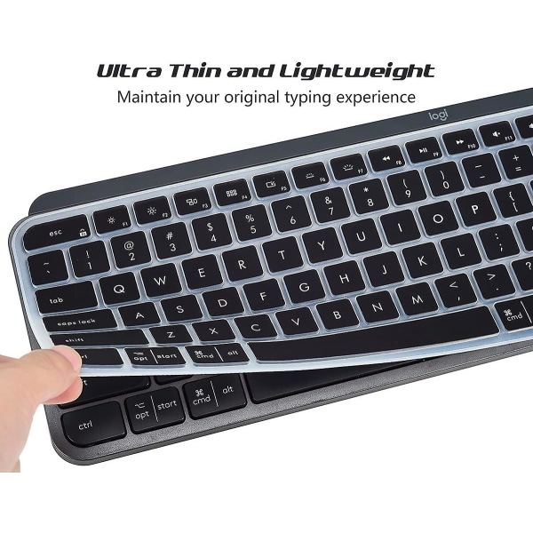 Silikoninen näppäimistön suojakalvo Logitech Mx Keys/logitech Craft Advanced Wireless Keyboardille, Logitech Mx Keys -lisävarusteet, Ultra T