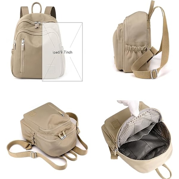 Dam Mini Ryggsäck Plånbok Dam Liten Fashion Ryggsäck Flickor Liten Skolväska Casual Ryggsäck Resväska Lätt Axelväska