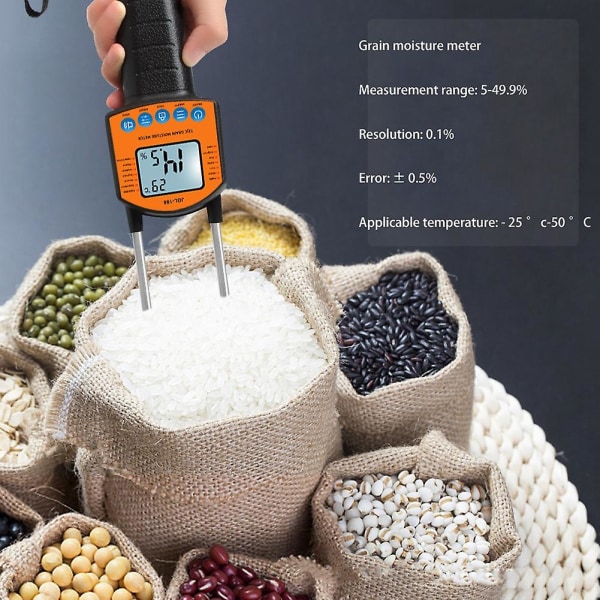 Viljan kosteusmittarin digitaalinen kosteusmittarin kosteusmittari Jgl-188 käytettäväksi maissivehnän riisipavun kosteudelle