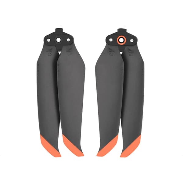 16x til DJI Mavic Air 2/2S støjsvage propeller 7238 propelblade foldbare quick release propeller Black & orange