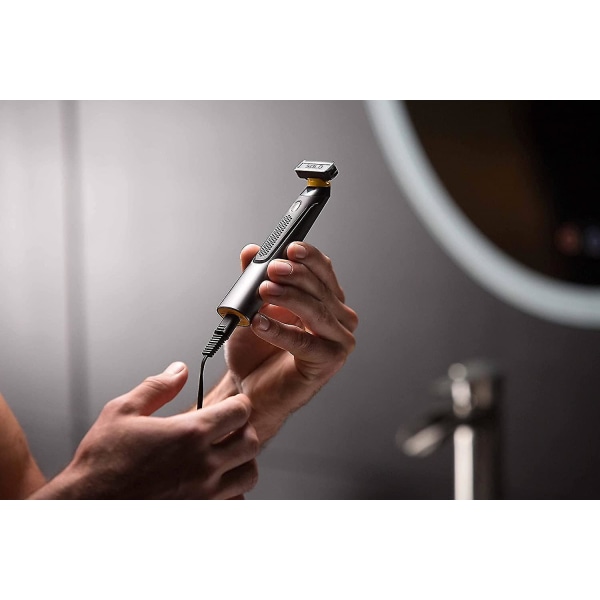Titanium Laddningsbar Rakapparat för Skägg & Kropp - Trimmer, Kantning, Rakning & Styling
