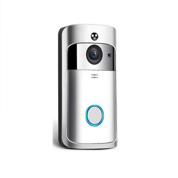 Trådlöst Smart Dörrklocka Intercom System för Lägenheter - Ring Videokamera Dörrtelefon Samtal