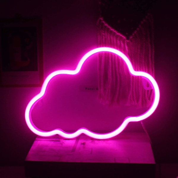 Neon-valot yhteensopivat makuuhuoneen neonkylttien kanssa, LED-neonseinämerkki, pilvi neonlampun merkki, yhteensopiva lasten, kodin, ravintolan, asuntolan seinäkoristeen kanssa