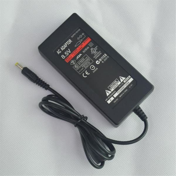 AC-strömadapter för 2 DC 8.5V-adaptrar för PS2 Slim EU-kontakt