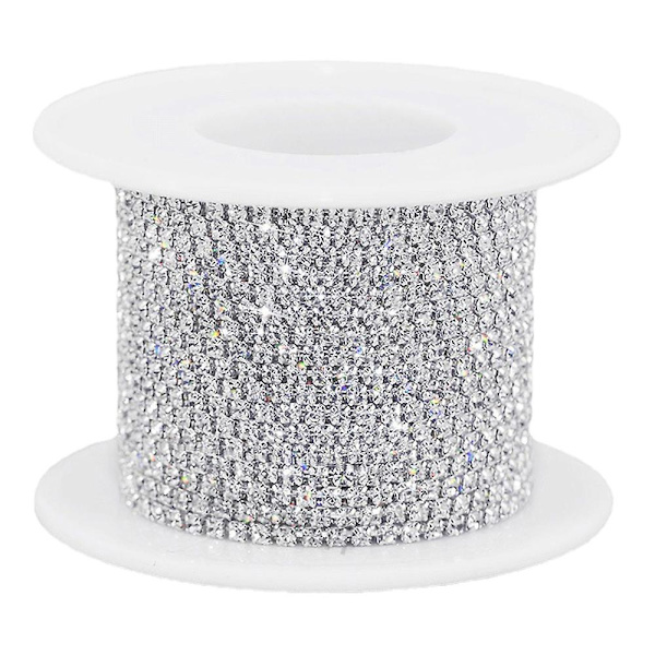 1 Rulle 10 Yards Rhinestonekedja 1,5mm
