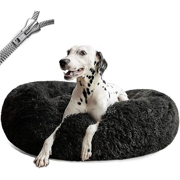 Rundt Calm Donut Hug Hundebed, Seng Vaskbar Rund Pude Kæledyrsseng