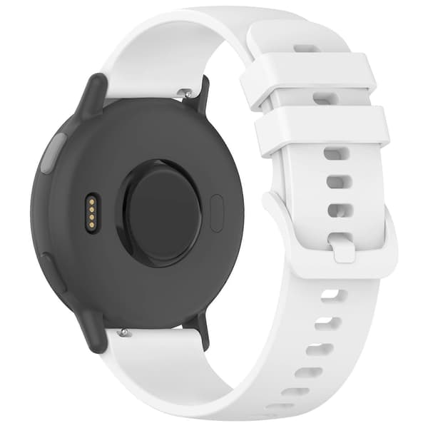 Lemonda Garmin Forerunner 265 Forerunner 255 silikoninen kellonranneke 22mm pikalukituksella Style White