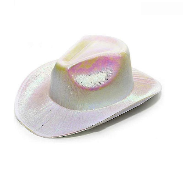 Glittrande Glitter Space Cowboy Vit