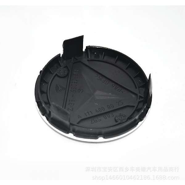 4-pack Alloy Wheel Center Hub Caps Storlek 75mm Benz Mörkblå