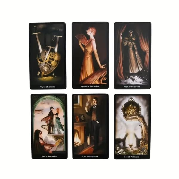 Steampunk tarotkortspil