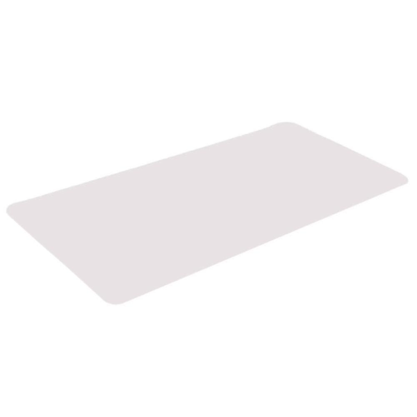 Ensfarget vendbar sklisikker datamaskinspillmusematte Musematte Skrivebordsmatte (størrelse, farge: 40 x 80 cm-hvit sølv
